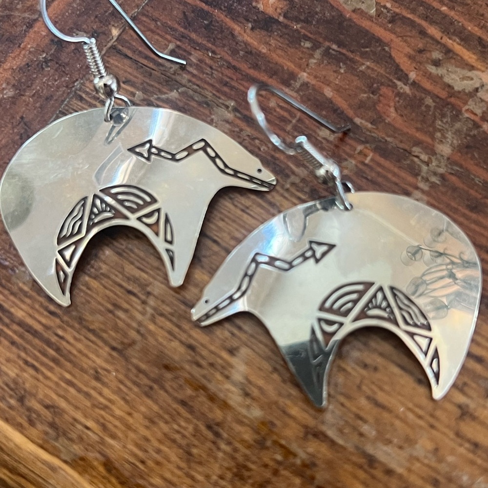 Navajo Spirit Bear Earrings